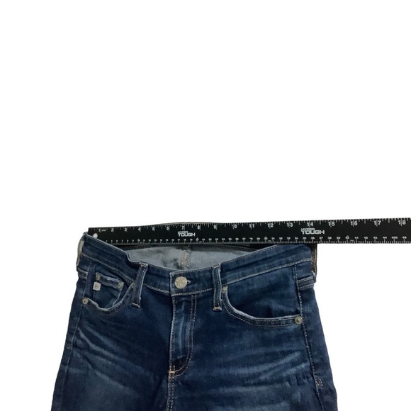 Adriano Goldschmied Dark Wash The Stilt Cigarette Leg Blue Jeans Size 27 - Picture 4 of 9